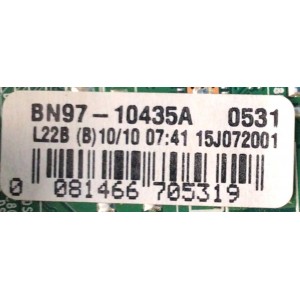 MAIN PARA TV SAMSUNG / NUMERO DE PARTE BN94-10335A / BN41-02443A / BN97-10435A / BN9410335A / 10335A / NUMERO DE PANEL CY-GJ040HGLVDH / MODELO UN40JU6100FXZA TH01